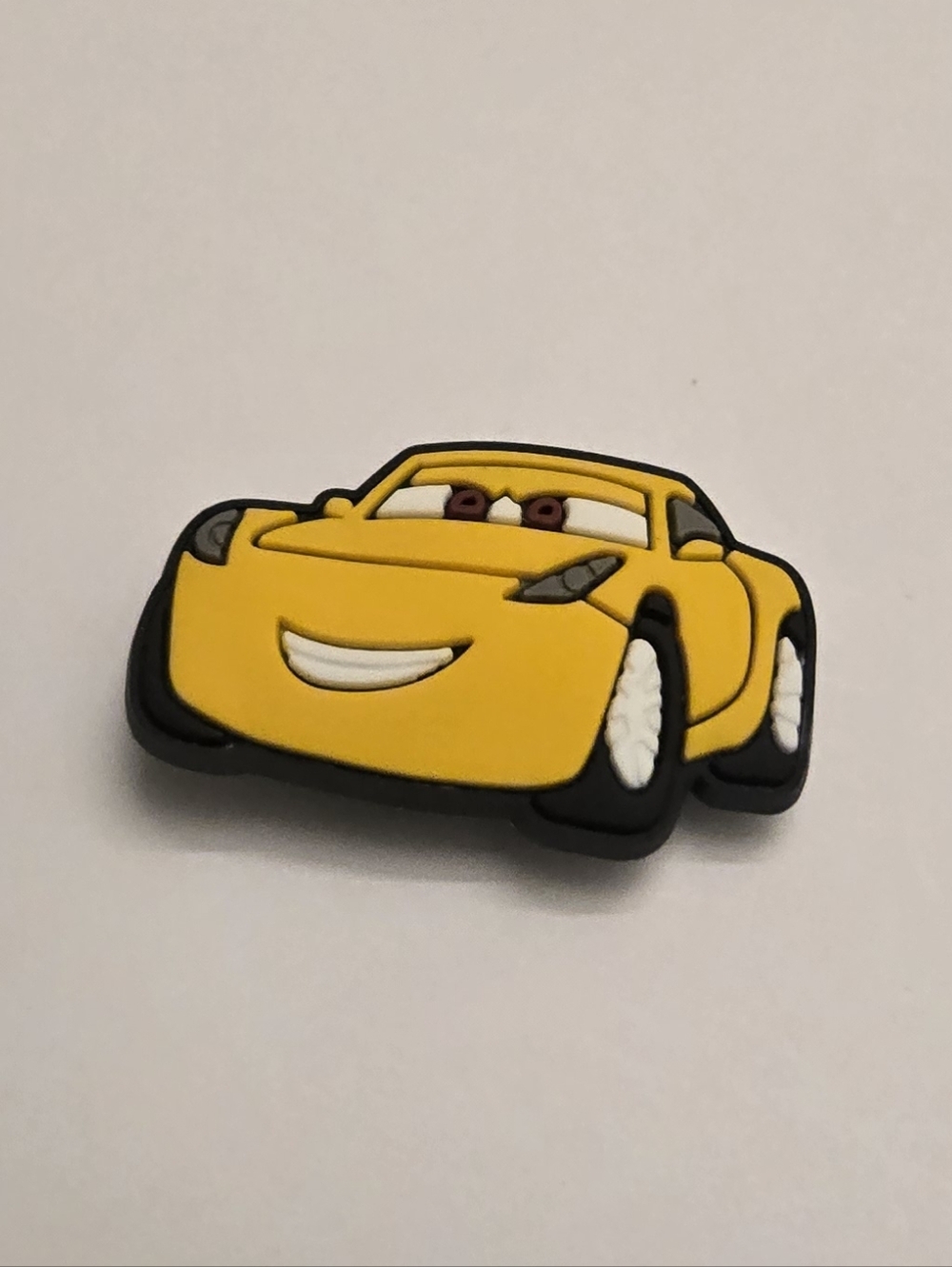 3/$10 Cruz Ramirez Disney Pixar Cars Croc Charm Yellow Race Car